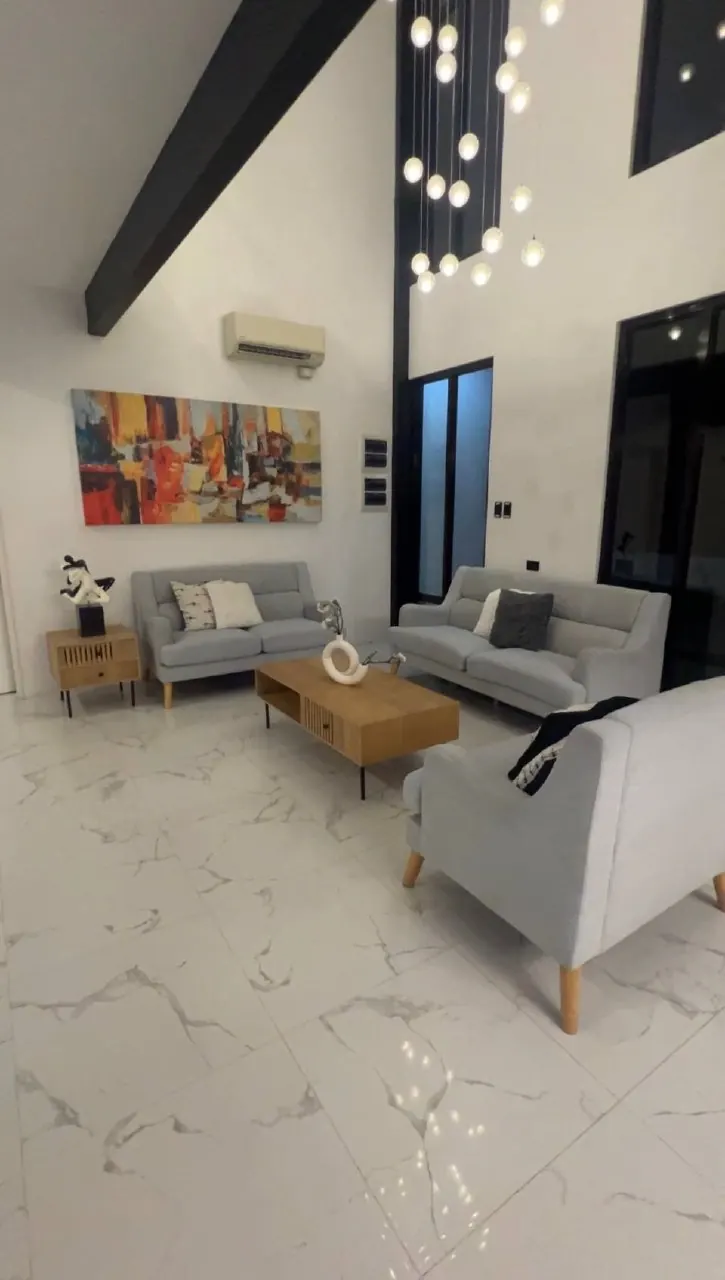 Open-plan lounge at Balay Kasadya
